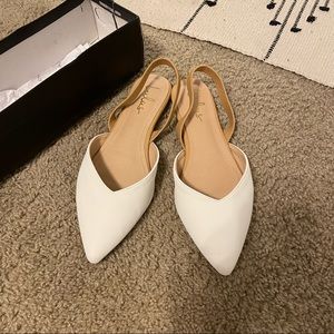 Lulus White Flats Plain